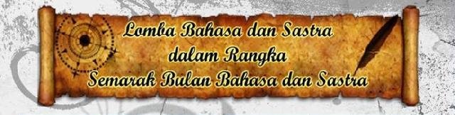 Ikuti Semarak Lomba Karya Sastra di Bulan Bahasa