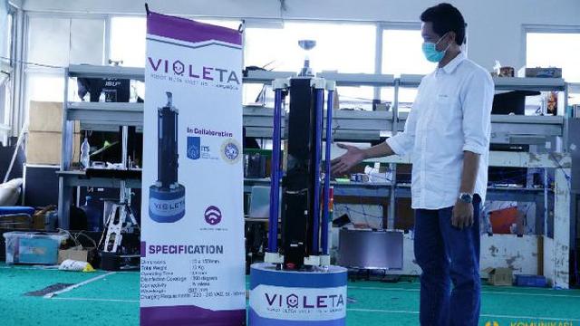  Temuan ITS-UNAIR,  Robot Violeta Sterilisasi COVID-19