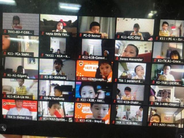  3000 Siswa TKK PENABUR Jakarta Lakukan Upacara Peringatan HUT Kemerdekaan RI Secara Daring