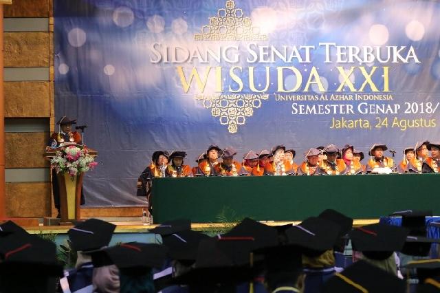  Universitas Al Azhar Indonesia Gelar Wisuda ke-XXI 