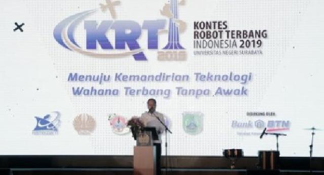  UNS Pamerkan Robot Terbang Inovatif di Ajang Kontes Robot 2019