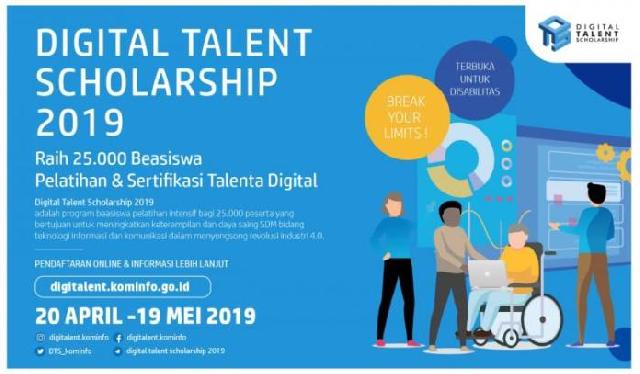 Kominfo Buka 25.000 Beasiswa Talenta Digital