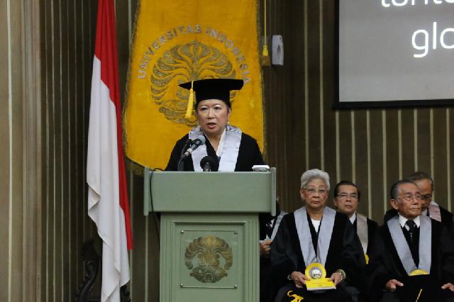  UI Tambah Dua Guru Besar Bidang Keilmuan Sosial