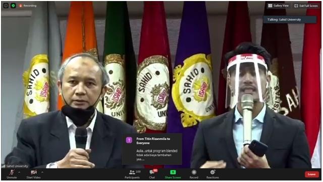  Usahid Gelar Orientasi Studi Mahasiswa Baru  Secara Daring