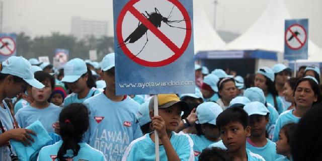  Mahasiswa UI Ajak Ribuan Siswa SD Jadi Jumantik Cilik 