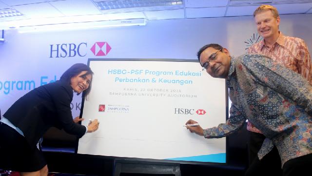  HSBC dan PSF Luncurkan Program Pendidikan Perbankan dan Keuangan
