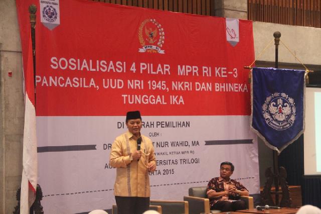  Universitas Trilogi  Kumandangkan Semangat 4 Pilar MPR RI 