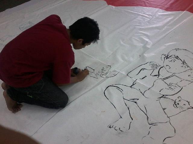  Seni Mural, Sarana Kreativitas Anak Melalui Media Luar Ruang