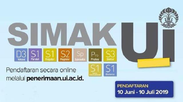  Begini Cara Mendaftar di SIMAK UI dan SBMPTN 2019 