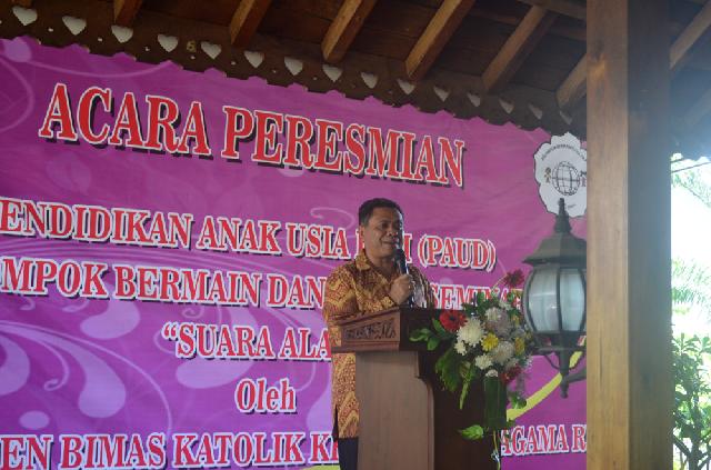  Dirjen Bimas Katolik Resmikan Taman Seminari Suara Alam